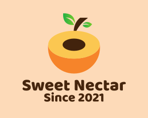 Sweet Peach Fruit  logo design