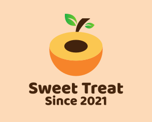 Sweet Peach Fruit  logo design