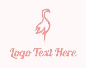 Pink Flamingo - Pink Flamingo Beauty logo design