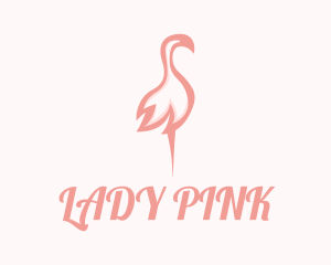 Pink Flamingo Beauty logo design