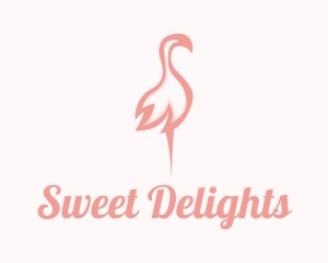 Pink Flamingo Beauty logo design