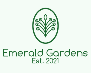 Green Plant Garden logo design