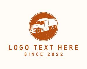 Courier - Oil Tanker Trucking logo design