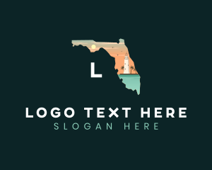 Map - Florida Biscayne National Park logo design