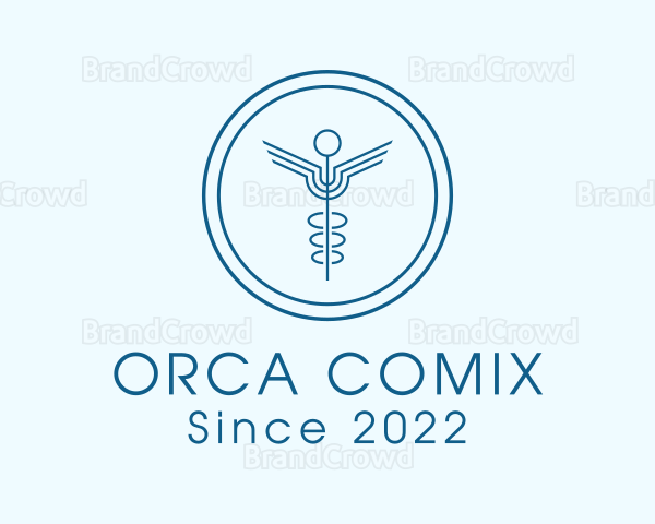 Medical Clinic Badge Logo