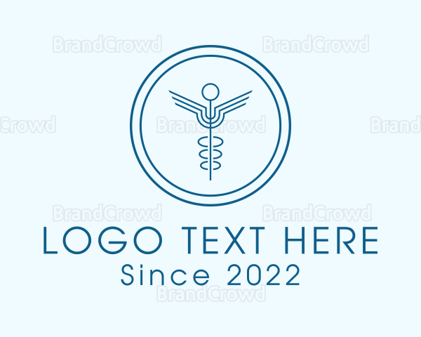 Medical Clinic Badge Logo