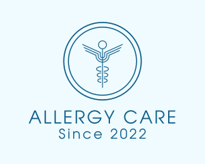 Allergist - Medical Clinic Badge logo design