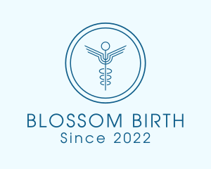Obstetrician - Medical Clinic Badge logo design