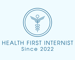 Internist - Medical Clinic Badge logo design