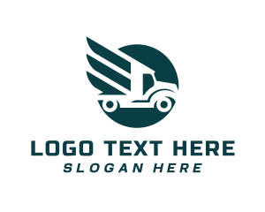 Shipping - Forwarding Truck Express logo design