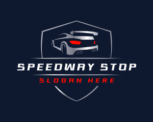 Pitstop - Race Car Dealership logo design