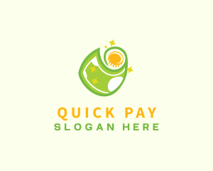 Pay - Coin Cash Money logo design