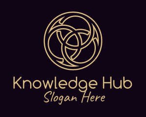 Bronze Celtic Knot Logo