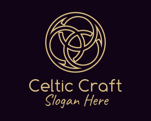 Gaelic - Bronze Celtic Knot logo design