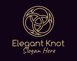 Bronze Celtic Knot logo design