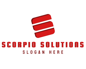 Logistics Mover  Letter S logo design