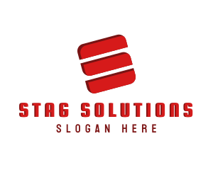 Logistics Mover  Letter S logo design