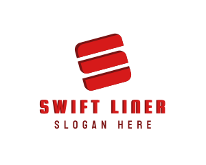 Logistics Mover  Letter S logo design