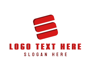 Information Technology - Logistics Mover  Letter S logo design