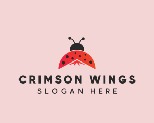 Ladybug - Ladybug Insect Wings logo design