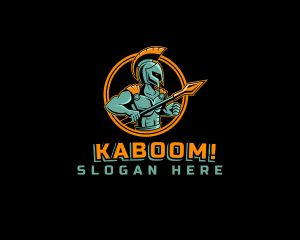 Mascot - Spartan Knight Gaming logo design
