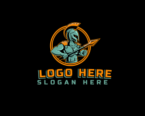 Gamer - Spartan Knight Gaming logo design