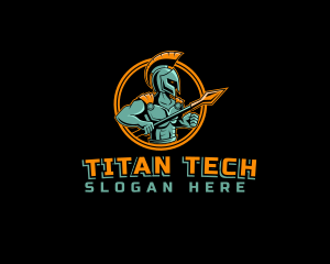 Titan - Spartan Knight Gaming logo design