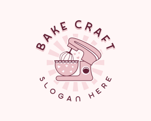 Baking Stand Mixer logo design