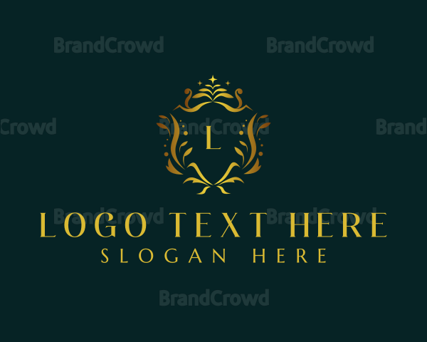 Luxury Shield Lettermark Logo