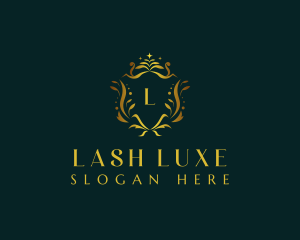 Luxury Shield Lettermark logo design