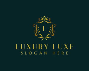 Luxury Shield Lettermark logo design