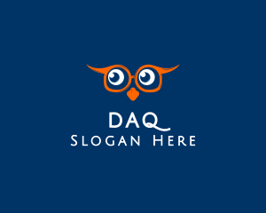 Owl - Owl Eyes Spectacles logo design