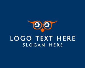 Eyeglasses - Owl Eyes Spectacles logo design