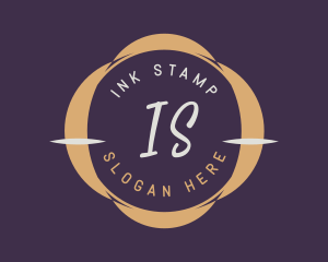 Gold Postal Stamp logo design