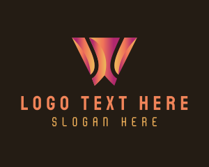 Tech Web Developer Letter W logo design