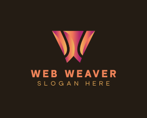 Tech Web Developer Letter W logo design