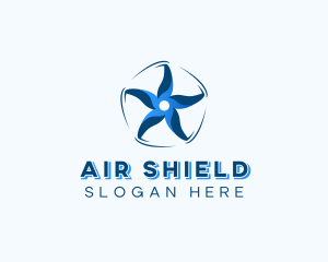 Fan Air Ventilation logo design