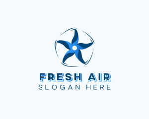 Fan Air Ventilation logo design