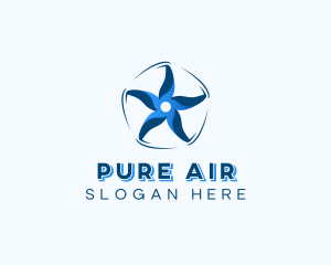 Fan Air Ventilation logo design