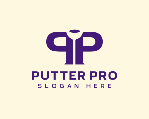 Plumber Plunger Letter P logo design