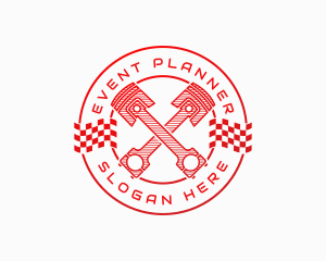 Mechanic - Gradient Piston Pit Stop logo design
