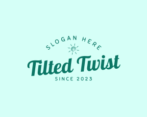 Tilted - Quirky Hipster Business logo design