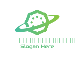 Antivirus - Green Virus Planet logo design