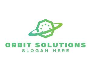 Germ Bacteria Orbit logo design