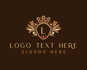 Luxury - Crest Crown Shield logo design