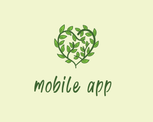 Arborist - Vine Heart Plant logo design