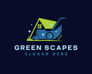 Landscape - Lawn Mower Landscaping logo design