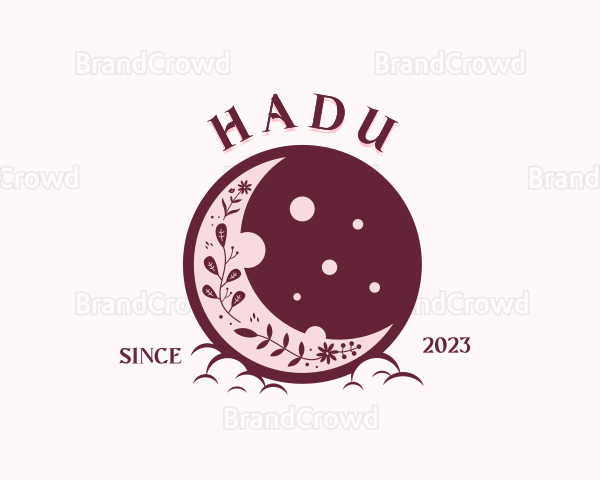 Holistic Floral Moon Logo