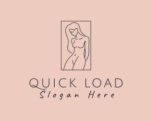 Nude Adult Woman logo design