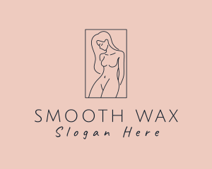 Nude Adult Woman logo design